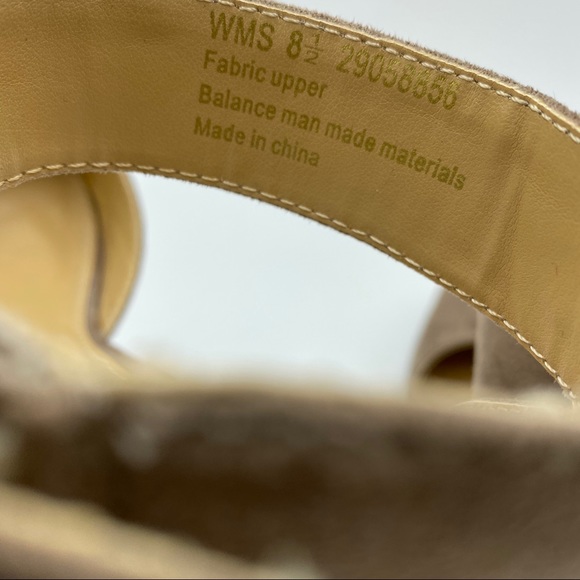 CATO Heels Single Strap Tan Suede size 8.5 - Picture 7 of 8